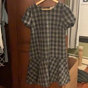 Loft medium black and white dress